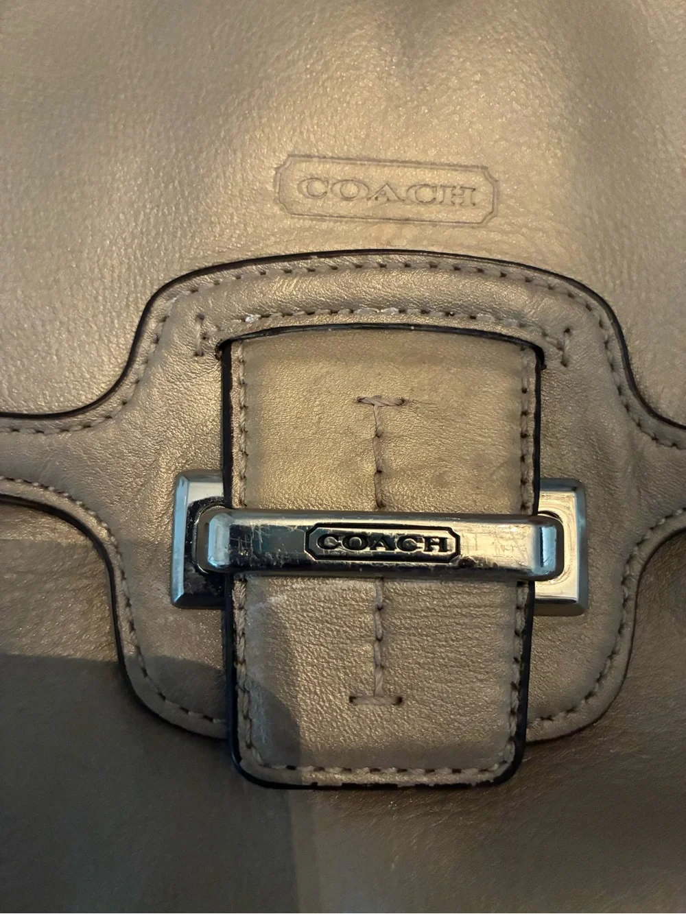 Coach medium metallic bag